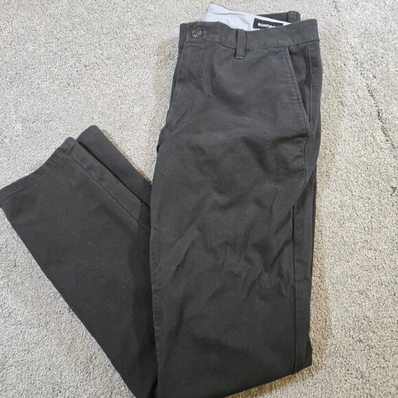Bonobos Pants Mens 33x32 (Fits 33x31) Slim Fit Straight Leg Navy Chino - Picture 1 of 10